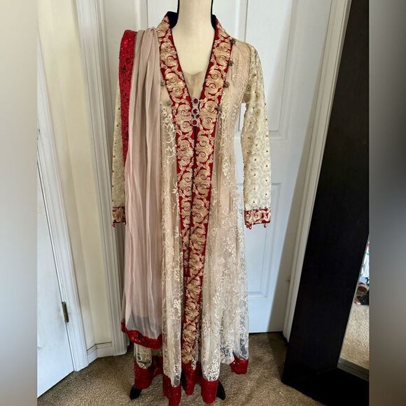 PAKISTANI DESIGNER FORMAL DRESS INDIAN
CUSTOM MADE 3 PIECE - Picture 1 of 10